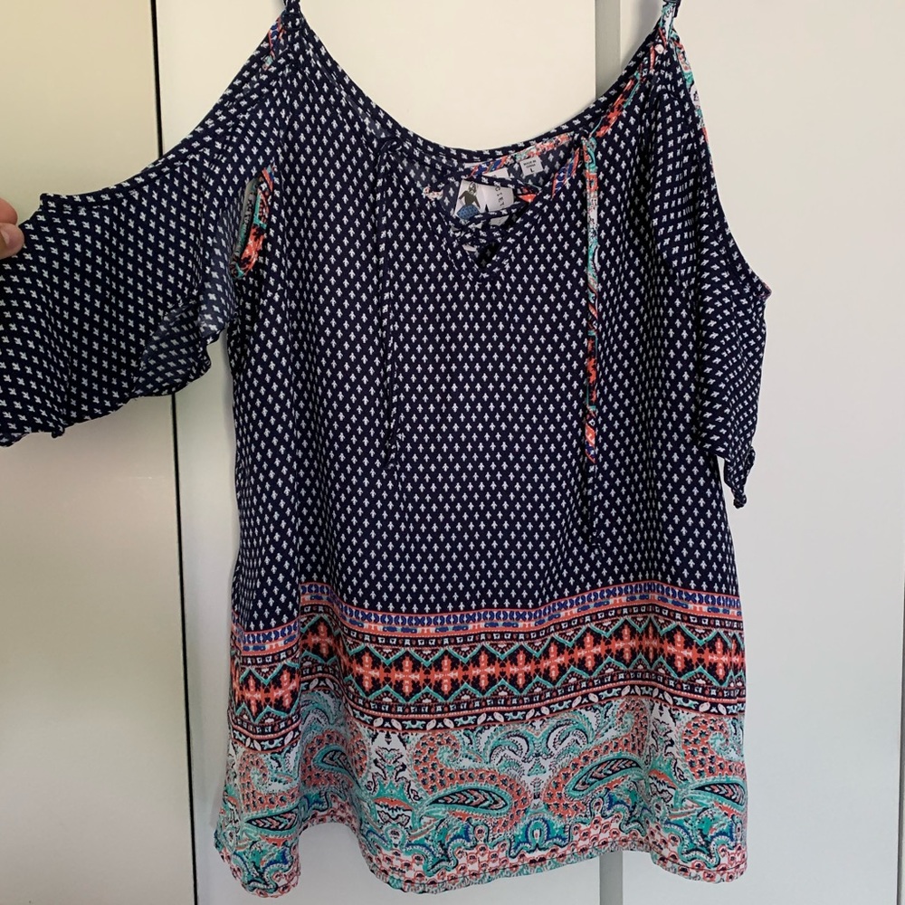 Patterned Flowy Tank